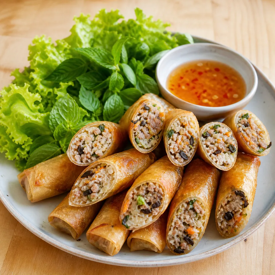 Crispy spring rolls
